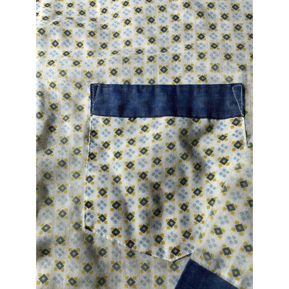 vintage 60s pajamas Top 60s 70s Sleepwear EUC long Sleeve Sleep Shirt - Picture 4 of 11